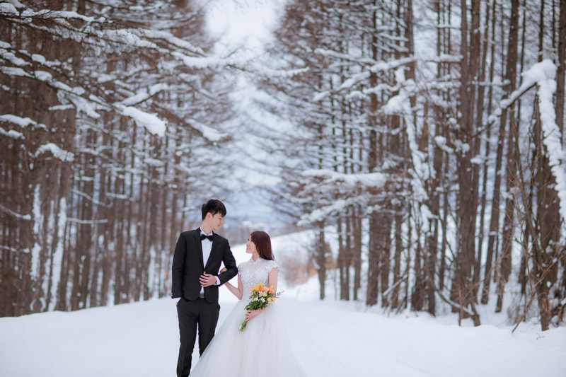 Hokkaido wedding photos