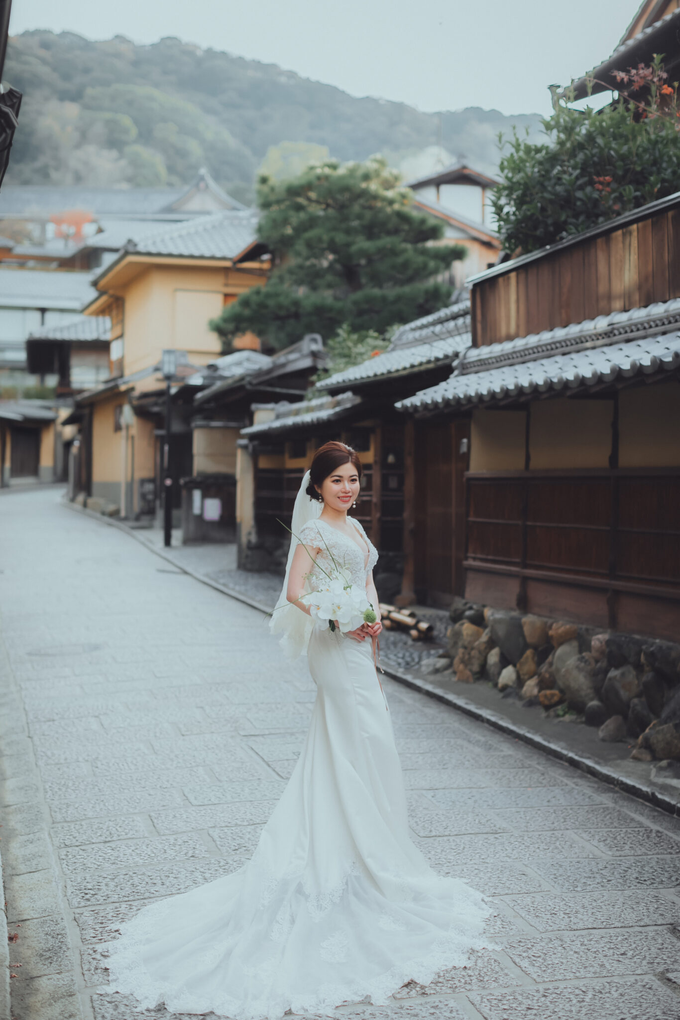 京都二年坂婚紗照-石階坂道海外婚紗