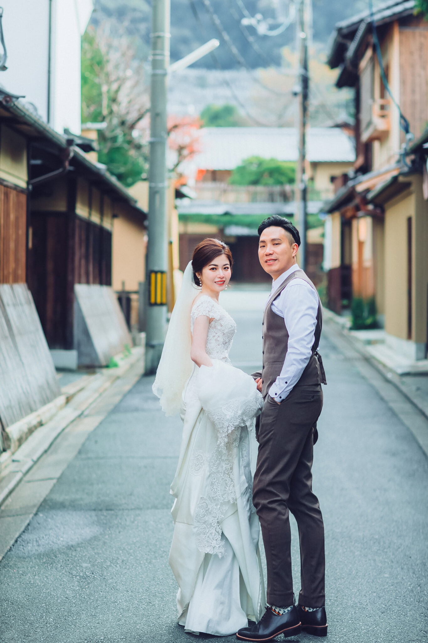 京都櫻花季婚紗照-祇園東山春季旅拍