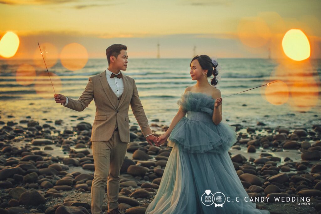 婚紗照風格 夕陽海邊 婚紗照風格 夕陽海邊